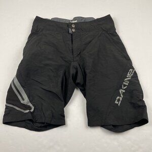 Dakine MTB Bike Shorts Men’s M Black Adjustable Waist Nylon Cargo Zip Pockets